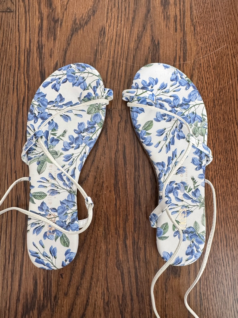 Tkees x Alice + Olivia Jo Wrap Sandal, size 6 - NEW without box - Picture 2 of 15